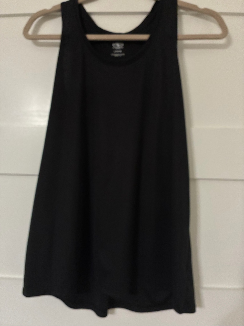 Athletic Works Black Racerback Tank Top